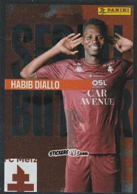 Cromo Habib Diallo (Serial Buteur) - Foot Ligue 1 2025-2026
 n. 281 - Panini