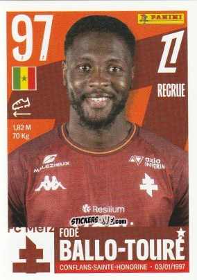 Figurina Fodé Ballo-Touré - Foot Ligue 1 2025-2026
 n. 286 - Panini