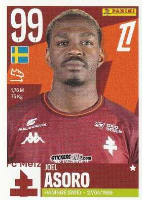 Figurina Joel Asoro - Foot Ligue 1 2025-2026
 n. 298 - Panini