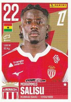 Cromo Mohammed Salisu - Foot Ligue 1 2025-2026
 n. 319 - Panini