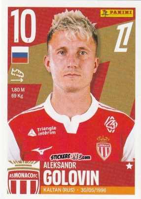 Figurina Aleksandr Golovin - Foot Ligue 1 2025-2026
 n. 324 - Panini