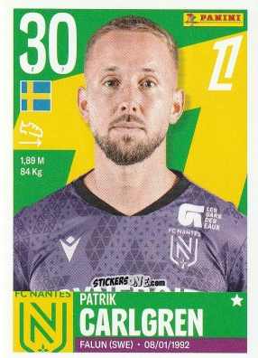 Figurina Patrick Carlgren - Foot Ligue 1 2025-2026
 n. 340 - Panini