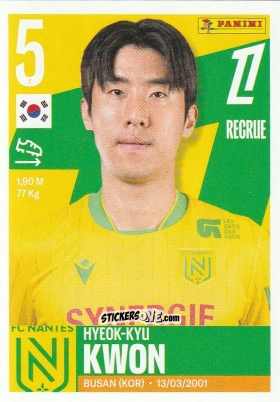 Sticker Hyeok-kyu Kwon - Foot Ligue 1 2025-2026
 n. 351 - Panini