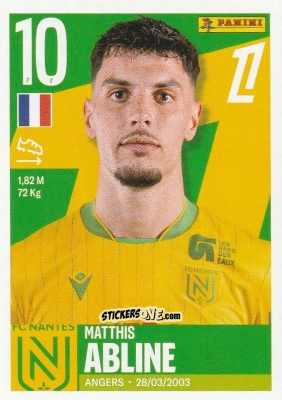 Figurina Matthis Abline - Foot Ligue 1 2025-2026
 n. 356 - Panini