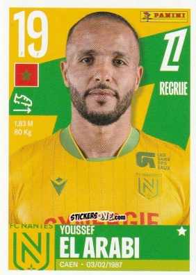 Cromo Youssef El Arabi - Foot Ligue 1 2025-2026
 n. 358 - Panini