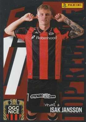 Sticker Isak Jansson (Top Recrue) - Foot Ligue 1 2025-2026
 n. 368 - Panini