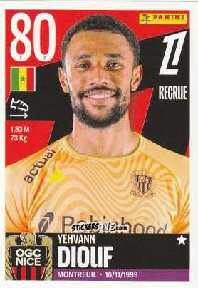 Cromo Yehvann Diouf - Foot Ligue 1 2025-2026
 n. 374 - Panini