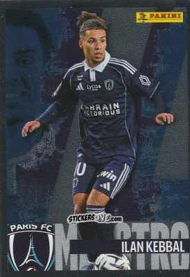 Cromo Ilan Kebbal (Maestro) - Foot Ligue 1 2025-2026
 n. 398 - Panini