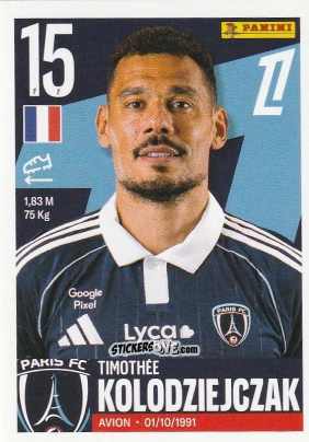 Figurina Timothée Kolodziejczak - Foot Ligue 1 2025-2026
 n. 406 - Panini