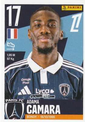 Cromo Adama Camara - Foot Ligue 1 2025-2026
 n. 411 - Panini