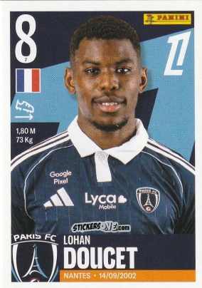 Cromo Lohann Doucet - Foot Ligue 1 2025-2026
 n. 412 - Panini