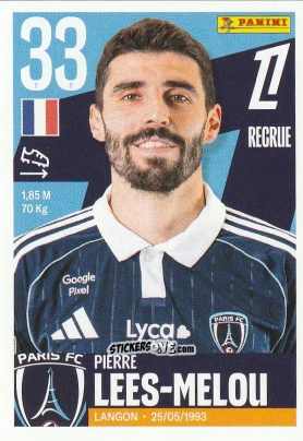 Sticker Pierre Lees-Melou - Foot Ligue 1 2025-2026
 n. 414 - Panini