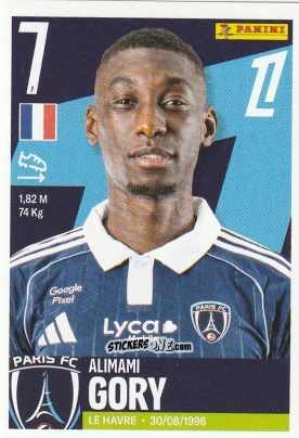 Figurina Alimami Gory - Foot Ligue 1 2025-2026
 n. 418 - Panini