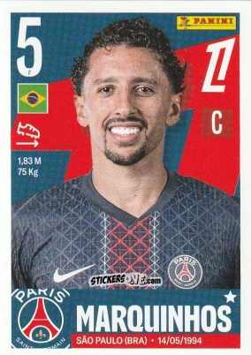 Figurina Marquinhos - Foot Ligue 1 2025-2026
 n. 436 - Panini