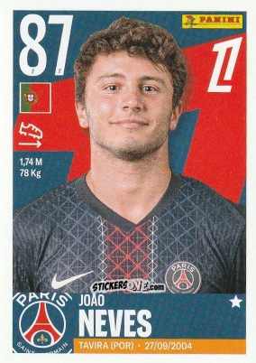 Sticker João Neves - Foot Ligue 1 2025-2026
 n. 442 - Panini