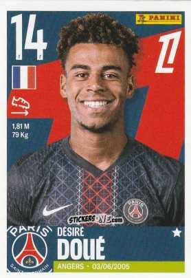 Cromo Désiré Doué - Foot Ligue 1 2025-2026
 n. 448 - Panini