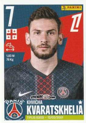 Cromo Khvicha Kvaratskhelia - Foot Ligue 1 2025-2026
 n. 449 - Panini