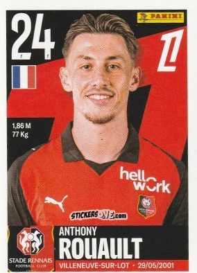 Figurina Anthony Rouault - Foot Ligue 1 2025-2026
 n. 473 - Panini