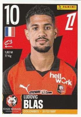 Sticker Ludovic Blas - Foot Ligue 1 2025-2026
 n. 475 - Panini