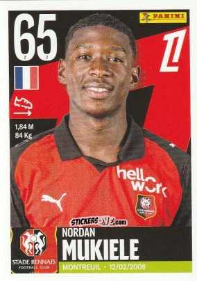 Cromo Nordan Mukiele - Foot Ligue 1 2025-2026
 n. 484 - Panini