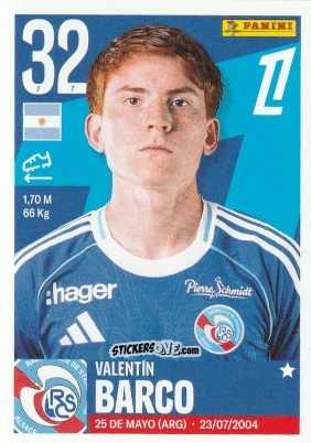 Figurina Valentín Barco - Foot Ligue 1 2025-2026
 n. 494 - Panini