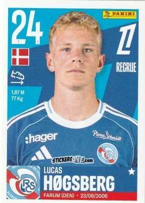 Figurina Lucas Høgsberg - Foot Ligue 1 2025-2026
 n. 498 - Panini