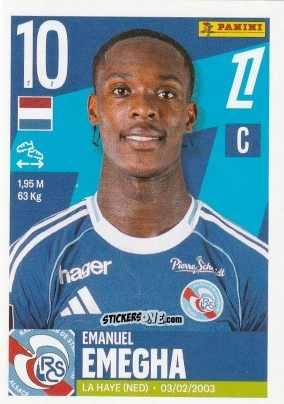 Cromo Emanuel Emegha - Foot Ligue 1 2025-2026
 n. 510 - Panini