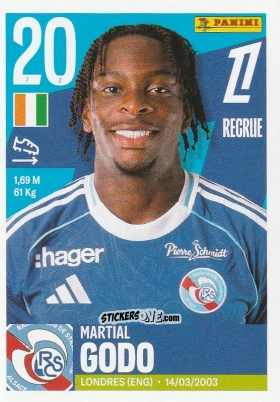 Sticker Martial Godo - Foot Ligue 1 2025-2026
 n. 511 - Panini