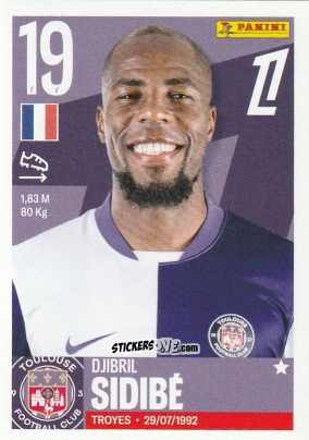 Figurina Djibril Sidibé - Foot Ligue 1 2025-2026
 n. 527 - Panini