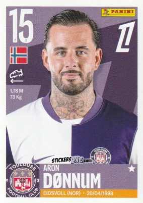 Figurina Aron Dønnum - Foot Ligue 1 2025-2026
 n. 529 - Panini
