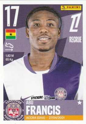 Cromo Abu Francis - Foot Ligue 1 2025-2026
 n. 530 - Panini