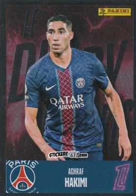 Figurina Achraf Hakimi - Foot Ligue 1 2025-2026
 n. 542 - Panini
