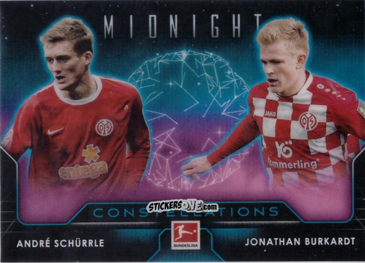 Cromo André Schürrle / Jonathan Burkardt - Bundesliga Midnight 2023-2024
 n. C-18 - Topps
