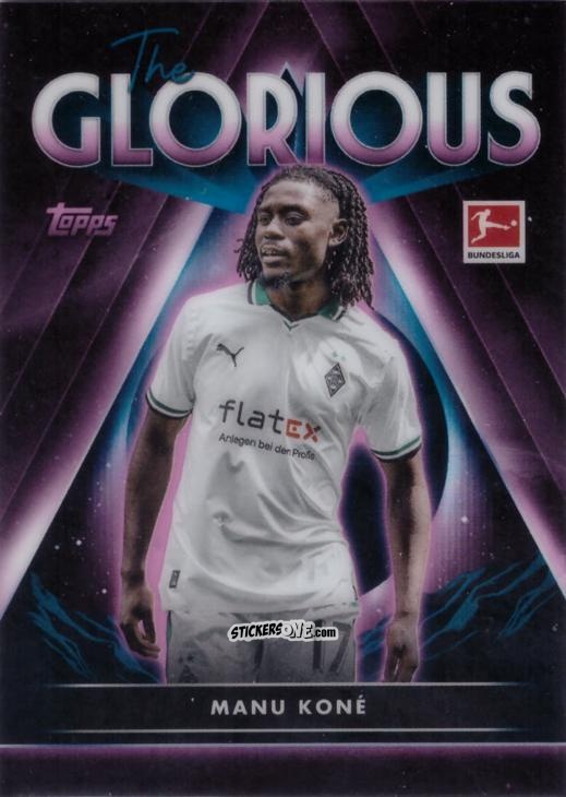 Figurina Manu Koné - Bundesliga Midnight 2023-2024
 n. G-22 - Topps