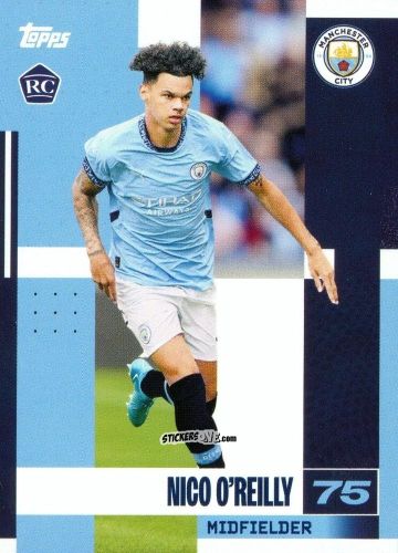 Sticker Nico O'Reilly - Manchester City 2024-2025 Team Set
 n. 2 - Topps