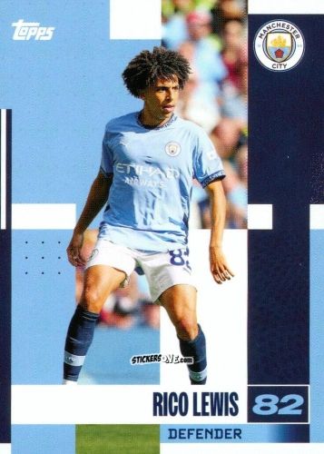 Cromo Rico Lewis - Manchester City 2024-2025 Team Set
 n. 4 - Topps
