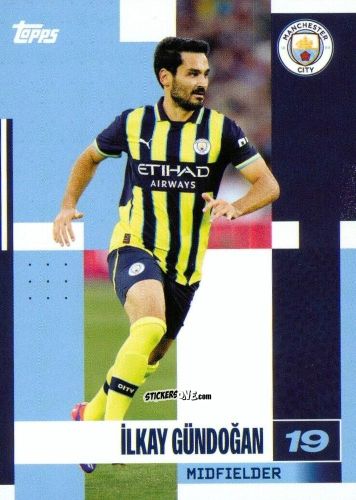 Figurina İlkay Gündoğan - Manchester City 2024-2025 Team Set
 n. 11 - Topps