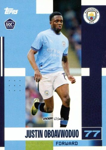 Sticker Justin Oboavwoduo - Manchester City 2024-2025 Team Set
 n. 19 - Topps