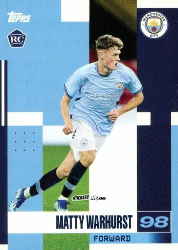 Sticker Matty Warhurst - Manchester City 2024-2025 Team Set
 n. 20 - Topps