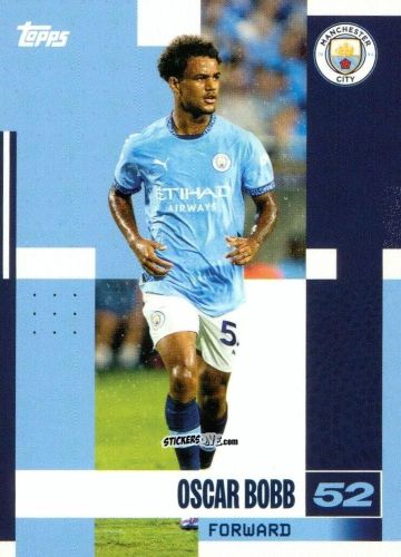 Cromo Oscar Bobb - Manchester City 2024-2025 Team Set
 n. 23 - Topps