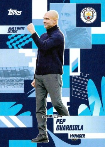 Sticker Pep Guardiola - Manchester City 2024-2025 Team Set
 n. 26 - Topps