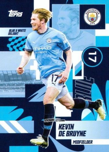 Cromo Kevin de Bruyne - Manchester City 2024-2025 Team Set
 n. 32 - Topps