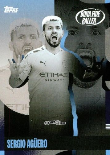Figurina Sergio Agüero - Manchester City 2024-2025 Team Set
 n. 50 - Topps