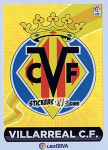 Figurina Escudo Villarreal (23) - Liga Spagnola 2014-2015 n. 593 - Colecciones ESTE