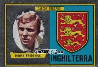 Figurina Bobby Moore / Badge - Tutti I Calciatori 1967-1968 n. 68 - MIRA