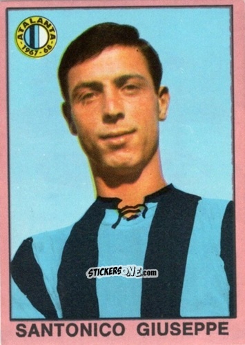 Cromo Giuseppe Santonico - Tutti I Calciatori 1967-1968 n. 146 - MIRA