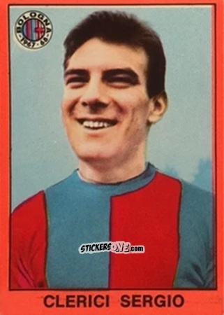 Sticker Sergio Clerici - Tutti I Calciatori 1967-1968 n. 161 - MIRA