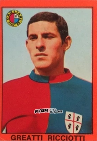 Cromo Ricciotti Greatti - Tutti I Calciatori 1967-1968 n. 196 - MIRA