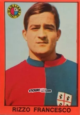 Sticker Francesco Rizzo - Tutti I Calciatori 1967-1968 n. 205 - MIRA