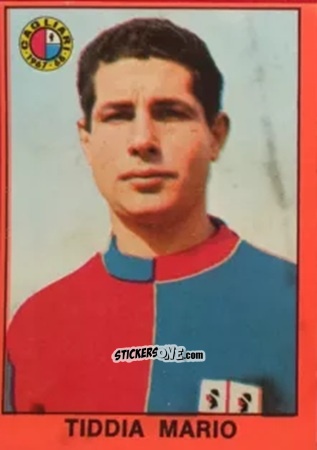 Cromo Mario Tiddia - Tutti I Calciatori 1967-1968 n. 206 - MIRA